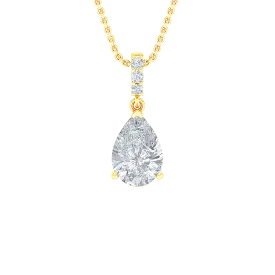Solitaire pendant necklace