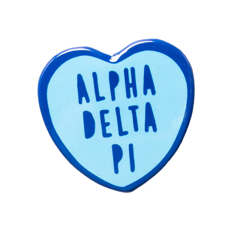Sorority Heart Button