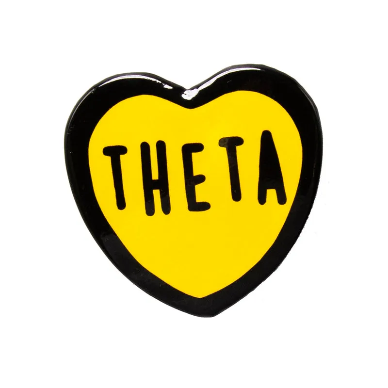Sorority Heart Button