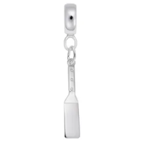 Spatula Charm Dangle Bead In Sterling Silver