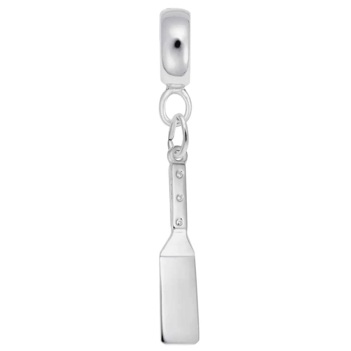 Spatula Charm Dangle Bead In Sterling Silver