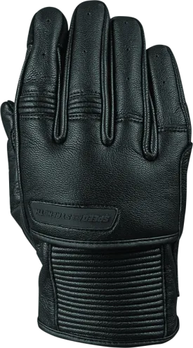 Speed and Strength Off the Chain Leather Gloves Black - Large