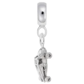 Sprint Car Charm Dangle Bead In Sterling Silver