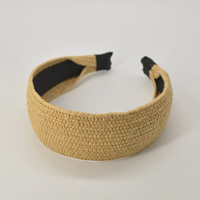 Straw Weaving Hairbands