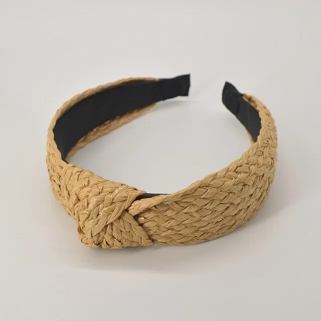 Straw Weaving Hairbands