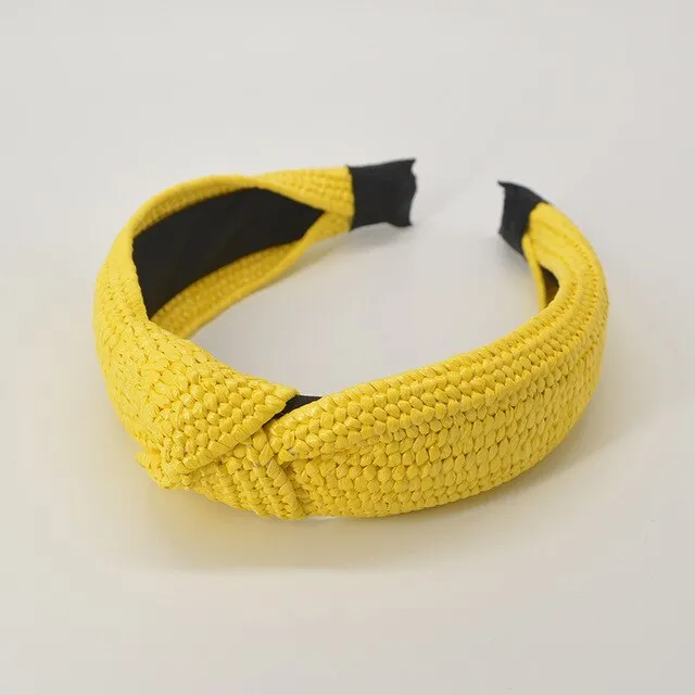 Straw Weaving Hairbands