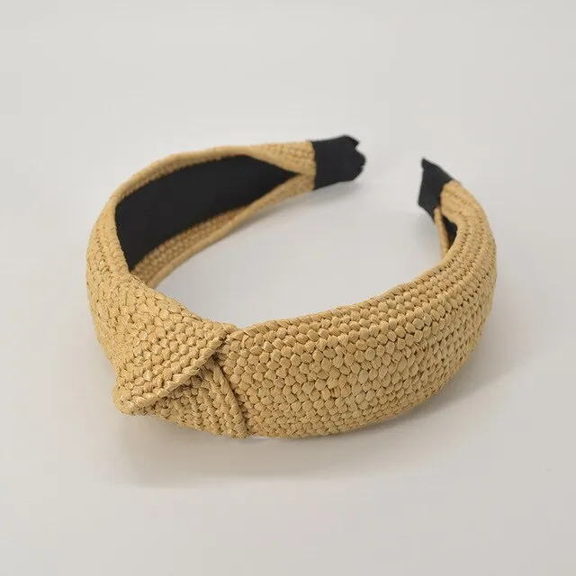 Straw Weaving Hairbands