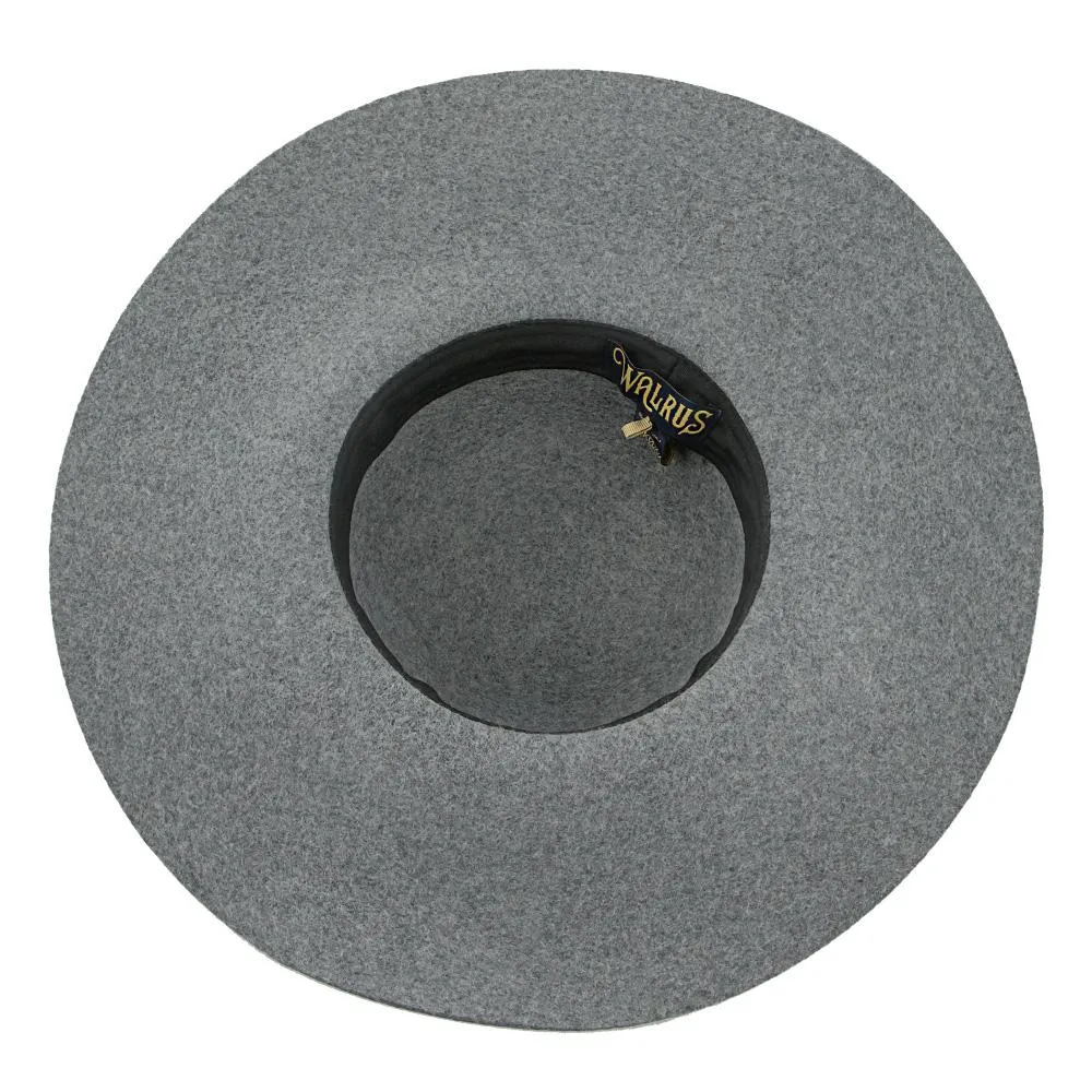 Sundial - Walrus Hats Grey Wool Felt Wide Brim Crushable Hat - H7011