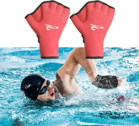 Swimming Webbed Gloves Training Gloves Aquatic Fitness Paddles Water Resistance Diving Hand Web for Men, Women, Scuba Diving, Snorkeling, Spear Fishing