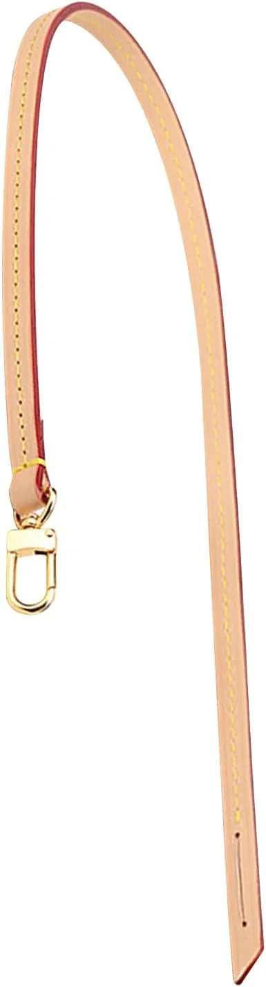 Vachetta Leather Strap Replacement Crossbody Handbag Shoulder Purse Strap for Speedy Bags(Width:0.39in,Length:23.6in,Single Buckle)