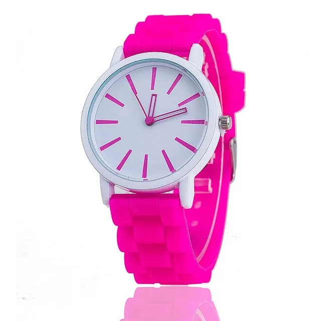 Vansvar Brand Fashion Jelly Silicone Women Wristwatch Casual Luxury Quartz Watches Relogio Feminino Hot Selling 377