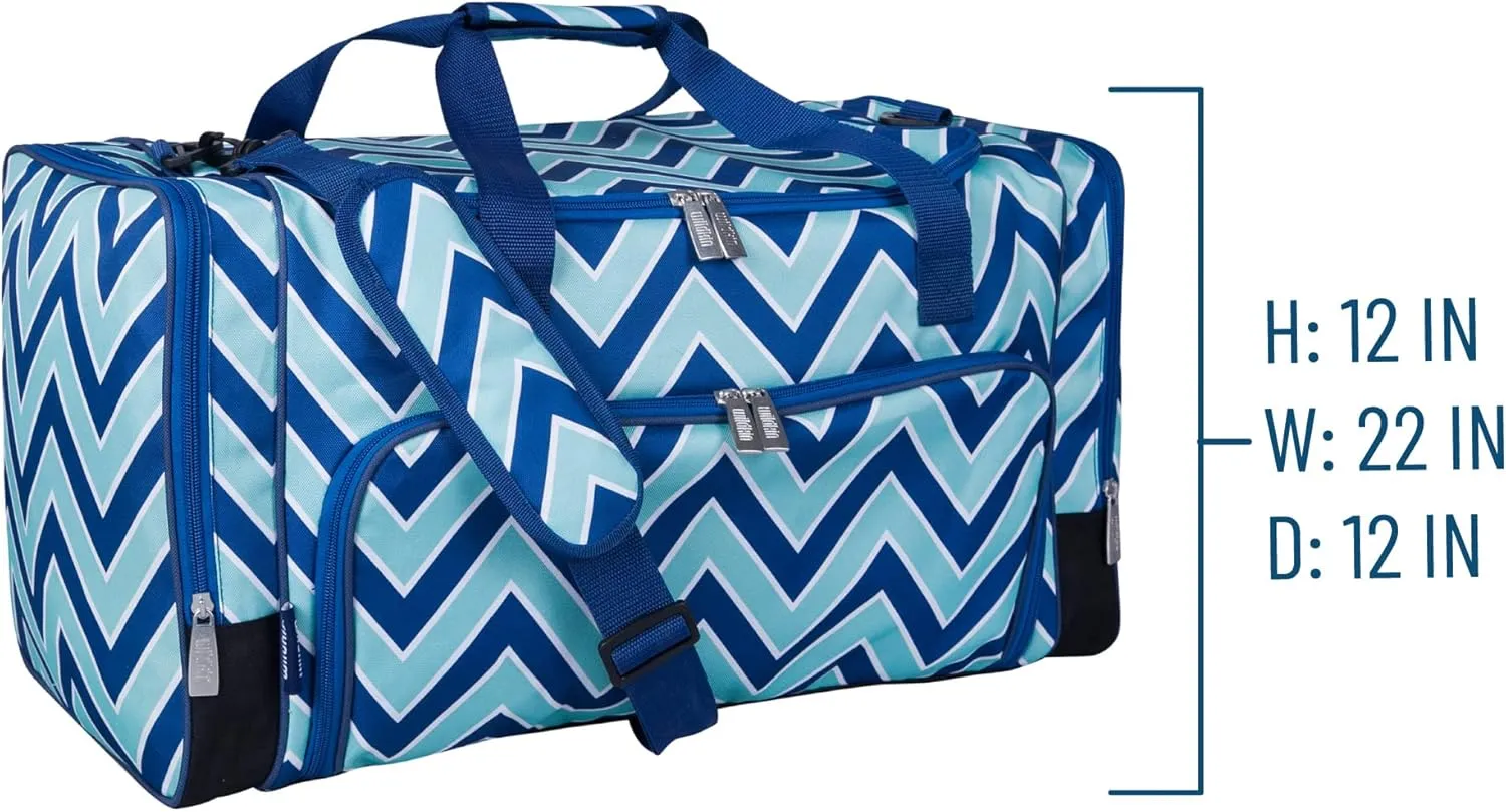Wildkin Kids Weekender Duffel Bag ?C Carry-On Size for School, Travel, & Sleepovers