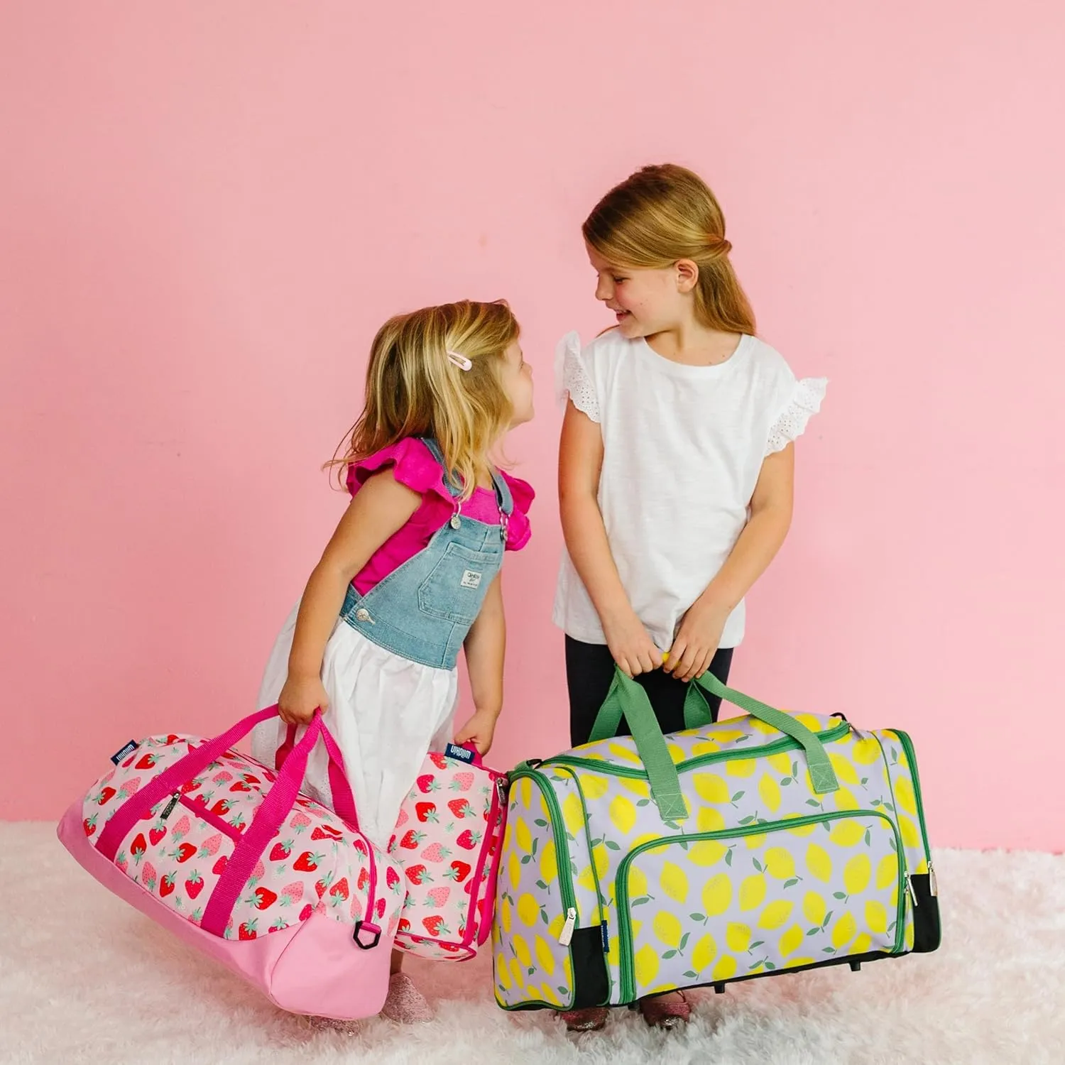 Wildkin Kids Weekender Duffel Bag ?C Carry-On Size for School, Travel, & Sleepovers