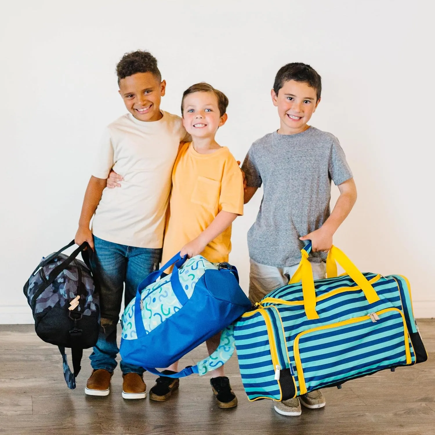 Wildkin Kids Weekender Duffel Bag ?C Carry-On Size for School, Travel, & Sleepovers