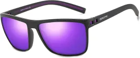 ZENOTTIC Polarized Sunglasses for Men Lightweight TR90 Frame UV400 Protection Square Sun Glasses
