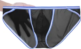ZONBAILON Men's Briefs Dual Pouch Ice Silk Underwear See Through Thin Breathable Sexy Panties