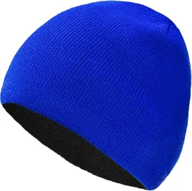 ZOORON 1 & 2 Pack Unisex Beanie for Men Women Reversible Winter Beanies Hat Knit Warm Plain Skull Cap Daily Beanie Hat